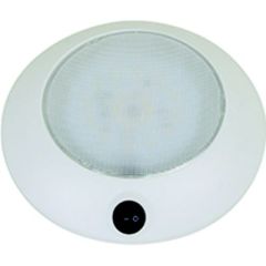 Scandvik LED Ceiling Light, Switch, 2835 LEDs, Natural White Color, Dimmable, Energy-Efficient, Surface Mount Installation, IP40-Rated, Warm White Color Option, Lumen Output 266