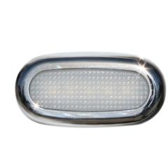Scandvik LED Surface Mount, 12V Courtesy Light, boat lighting, home lighting, bright LED, waterproof, durable stainless finish, energy-efficient, versatile design