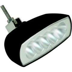 Scandvik Bracket Mount Spreader Light, Black, LED spreader light