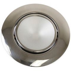 Scandvik 41483P Recessed Mount Down Light, Warm White, stainless steel trim, swivel lens, dimmable, LED, easy installation, versatile design, superior quality