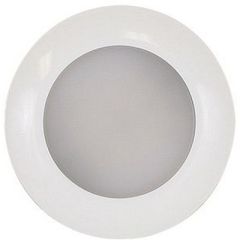 Scandvik 41673P S3 Surface Mount LED Downlight, White Bezel  
Warm White, Blue