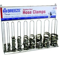 Scandvik 50100 Breeze Countertop Display, stainless steel hose clamps