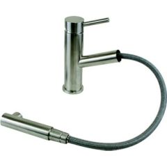 Scandvik 74122 Nordic Pull-Out Galley Mixer, Brushed Stainless Steel, kitchen upgrade, durable design