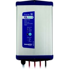 Scandvik 99225 Dolphin Prolite Series Battery Charger, 25 Amp, boat charger, marine battery charger