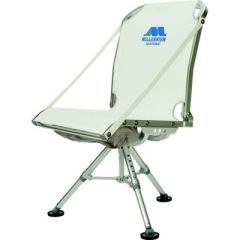 Millennium Marine Deck Chair, White, ComfortMax seat, UV-resistant, Portability, Stability, Arm rest straps, Self-leveling feet, Height adjustable, Mold and mildew resistant, Saltwater resistant, Padded nylon carrying bag, Millennium Outdoors, LLC