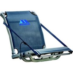 Millennium Marine SW100 Saltwater Series Comfortmax Seat, Gray, boating adventures, saltwater environments, lumbar support, adjustable, reclining feature, breathable cool fabric, UV resistant, anodized aluminum construction, folds flatter, boat seat pedes