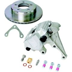UFP Stainless Ventilated Rotor, Aluminum Caliper Kit, Zinc+ Conversion Coating, Dexter® Axle Compatibility, High-Quality Stainless Steel, Corrosion-Resistant Technology, Brake Pad Guides, Slider Pins, Spacer Bracket, Bleeder Screw, Banjo Bolt, Long-Lastin