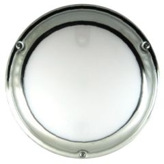Lumitec Touch Dome, Stainless Steel Bezel, White/Blue, Dimming, Optical Field Sense, Energy Efficiency