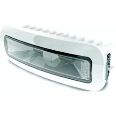 Lumitec 101724 Capri3 Flush Mount LED Flood Light, White Housing, Dimmable LEDs, Installation, Waterproof, Compact Size, Boat Lighting, RV Lighting