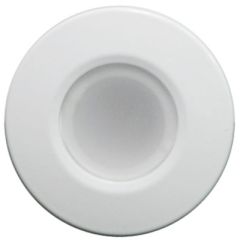 Lumitec Orbit Flush Mount Down Light, White Bezel, Weatherproof Construction, Dimming/Blue/Red Light