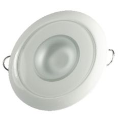 Lumitec 113127 Mirage Flush Mount Down Light, White Bezel Spectrum RGBW LEDs
