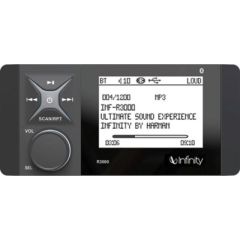 Infinity INFR3000, Wake Series Source Unit, AM/FM/WB STEREO, BT5, marine audio, waterproof, Bluetooth 5.0, durable, 4" LCD display, versatile connectivity, crystal-clear reception, amplifier, subwoofer, IPX7 rating, IPX3 rating, 4X55W peak, Seaworthy, exc