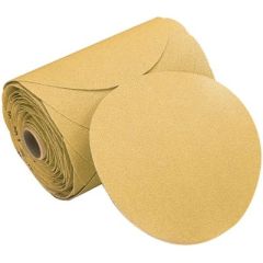 Gold 6" PSA LinkRoll, Disc, Mirka Abrasives, Grade P400, sanding, woodworking, metalworking, professional craftsman, DIY enthusiast, high-quality, efficient, precise finish, unbeatable performance, top-notch product, Mirka Abrasives
