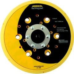 6" Grip Faced Abranet VAC Pad, vacuum backup pad, Abranet grip abrasives, dust extraction, sanding performance, work environment, sanding area, thread size, professional-level results