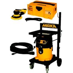 Mirka ARTKITDER6, Art Deros 6” Sanding Kit, MV912 Dust Extractor, MID65020CAUS 6" Vacuum-Ready Finishing Sander