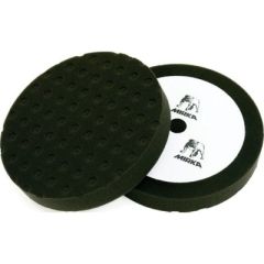 Black Foam Finessing Pad, 8" X 1-1/4", Mirka Abrasives, high gloss finish, polishing system, washable, environmentally friendly, showroom-worthy shine, professionals, upgrade polishing
