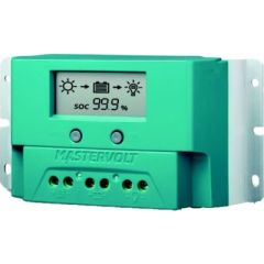 Mastervolt 131824000 Solar Charge Controller, 40A, energy needs, reliable power, remote locations, versatile design, portable solution, campers, special vehicles, yachts, SCM PWM models, 12V, 24V systems, integrated display, energy usage, high ambient tem