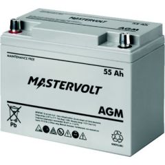 Mastervolt 62000550 12V AGM Battery, Group 24, energy storage