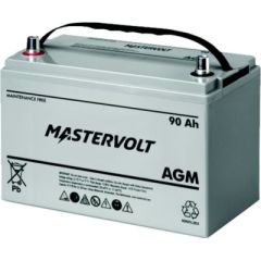 Mastervolt 62000900 12V AGM Battery, Group 31, power solution, maintenance-free, high currents, glass-fibre technology, versatile installation, two-year warranty, impressive specifications, power system upgrade.