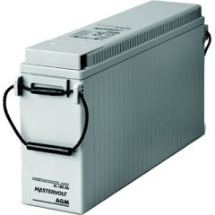 Mastervolt 63001851 12V AGM Slimline Battery, MV SL12/200 Ah AGM Battery, maintenance-free, versatile, powerful, compact size, compressed AGM technology, M6 connections, two-year warranty, reliable, convenient, upgrade, trusted brand.