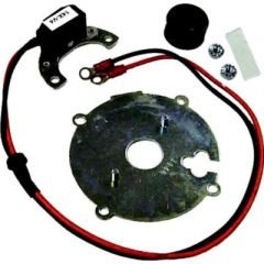 Ignitor Electronic Conversion Kit, Delco L4 engine, Sierra, Mercruiser, OMC Sterndrive/Cobra, GM 4 cylinders, ignition system, electronic module, fuel efficiency, emissions, installation, durable construction, marine environment, performance, reliability,