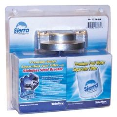 Fuel / Water Separator Kit, Sierra, 10 Micron Filters, 90 Gallons Per Hour, Stainless Steel Construction, Marine Enthusiast, Engine Performance, Clean Fuel, Reliable Supply