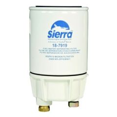 Sierra 7929 Fuel/Water Separator Element, Metal Collection Bowl