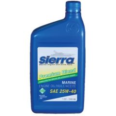 Sierra 94007 Oil-25W40 FCW I/O-I/B, 55 Gal. Drum, marine engine oil, Mercruiser and OMC engines