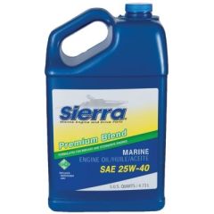 Sierra 94004 Oil-25W40 FCW I/O-I/B, marine engine oil, lubrication, corrosion protection