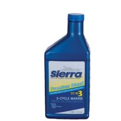 Sierra 1895001 Blue Premium TC-W3 2 Cycle Engine Oil, Pt., high-performance lubricant, environmentally friendly, max lubrication, detergency, top-notch quality, reliability, convenient packaging, pint size, engine performance, Sierra brand