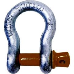 Hot Galvanized Bow Shackle, 1 inch, Martyr anodes