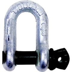 High Strength Galvanized D Shackle, 3/8, SHACKLE CHAIN