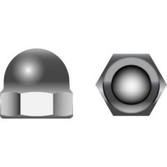 Acorn Cap Nut 5/16"-18, Seachoice