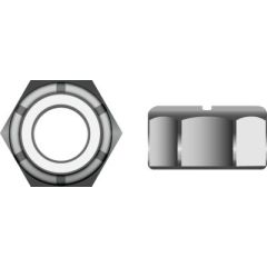 Seachoice Stainless Steel Nylon Insert Locknut, 1/4"-20, fastening solution, high-quality stainless steel, corrosion-resistant, nylon insert, secure fastening, versatile applications, durable locknuts, reliable performance, precision crafted