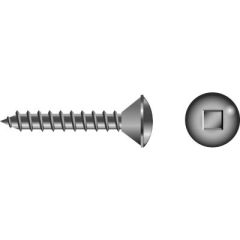 Square Tapping Screw, Oval Head