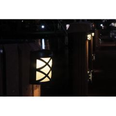 Seachoice 03707 Solar Side-Mount Warm White LED Lamp, outdoor lighting