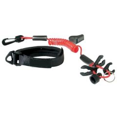 Seachoice Ultimate Lanyard, Red/Black, watercraft accessory, safety, convenience, durable construction, watercraft brands, secure attachment, vibrant color combination, visibility, quick access, versatile, durable, peace of mind.
