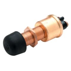 Seachoice 2 Position Push Button Switch, Brass Body