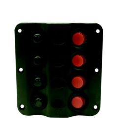 Seachoice 12V LED Switch Panel, boat electrical control, marine accessories