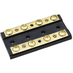 Seachoice 13501 Terminal Block, Brass Hardware