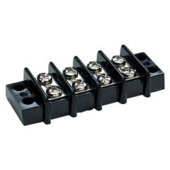 Seachoice Terminal Block, electrical connection, corrosion resistant, moisture repellent, nickel plated brass, high power, 4 gangs, compact design, reliable performance