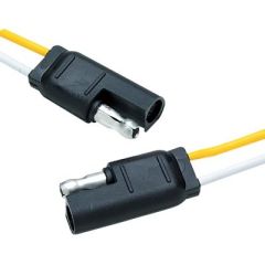 Seachoice 2 Pole Molded Line Connector, 12" Lead