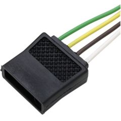 Seachoice 4 Pole Flat Male Trailer Connector, Trailer Side