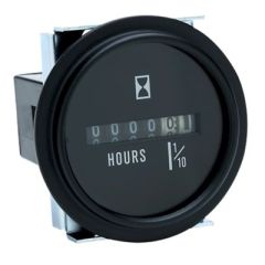 Seachoice 15311 Hour Meter, Black Bezel