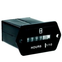 Seachoice 15321 Hour Meter, Rectangular Finish