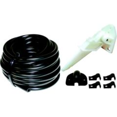 Seachoice Marine Speedometer Pitot Kit, PVC Tubing, Black Plastic Vent, Tube Holders, Stainless Steel Screws
