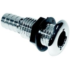 Seachoice Chrome Plated Plastic Thru-Hull, boat plumbing