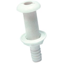 Seachoice Extra Long Plastic Thru-Hull, White, boat owner, marine industry, boating accessory