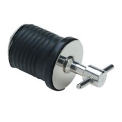 Drain Plug-1 Twist-SS, revolutionary drainage solution, durable stainless steel, adjustable fit, Snap-Lock Plugs, marine-grade quality, Seachoice craftsmanship, convenient storage, reliable drainage.