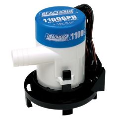 Seachoice 12V Universal Bilge Pump, marine-grade tinned wires